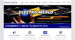 Desktop Screenshot of electromerlo.com